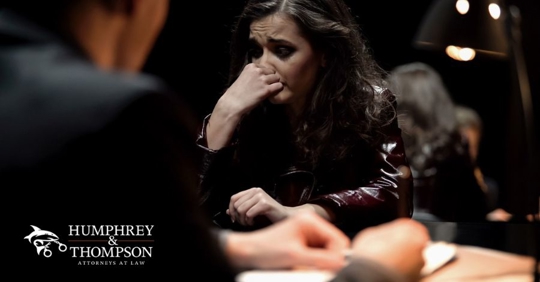 person in an interrogation
